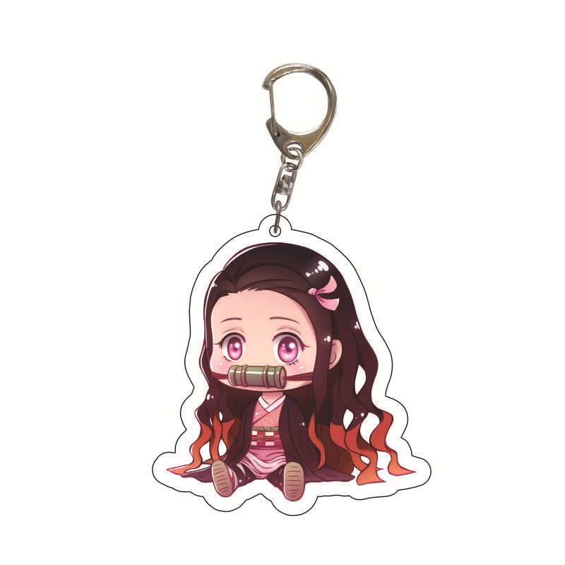 Demon Slayer Anime Acrylic Keychain Nezuko Kamado Tanjiro Agatsuma Zenitsu Student Bag Charm Pendant Accessory Merchandise Carry Mini Lightweight 55mm
Demon Slayer Anime Acrylic Keychain Nezuko Kamado Tanjiro Agatsuma Zenitsu Student Bag Charm Pendant Accessory Merchandise Carry Mini Lightweight 55mm