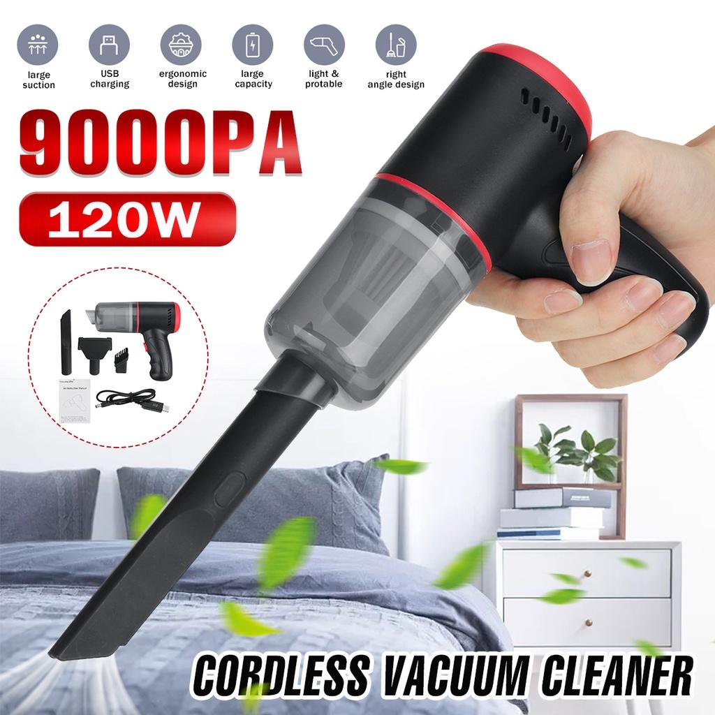 120W 9000Pa Wireless Car Vacuum Cleaner Cordless Handheld Auto Vacuum Home & Car Dual Use Mini Vacuum Cleaner With Built-in Battrery
120W 9000Pa Wireless Car Vacuum Cleaner Cordless Handheld Auto Vacuum Home & Car Dual Use Mini Vacuum Cleaner With Built-in Battrery
