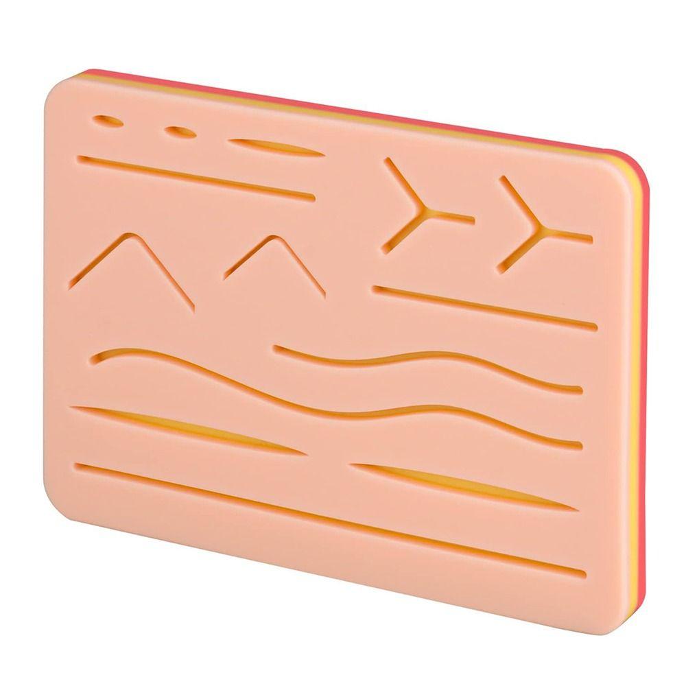 3 Layers Suture Practice Pad 14 Wounds Training Skin Model Sturdy Stitching Pad Starter Suture Pad
3 Layers Suture Practice Pad 14 Wounds Training Skin Model Sturdy Stitching Pad Starter Suture Pad