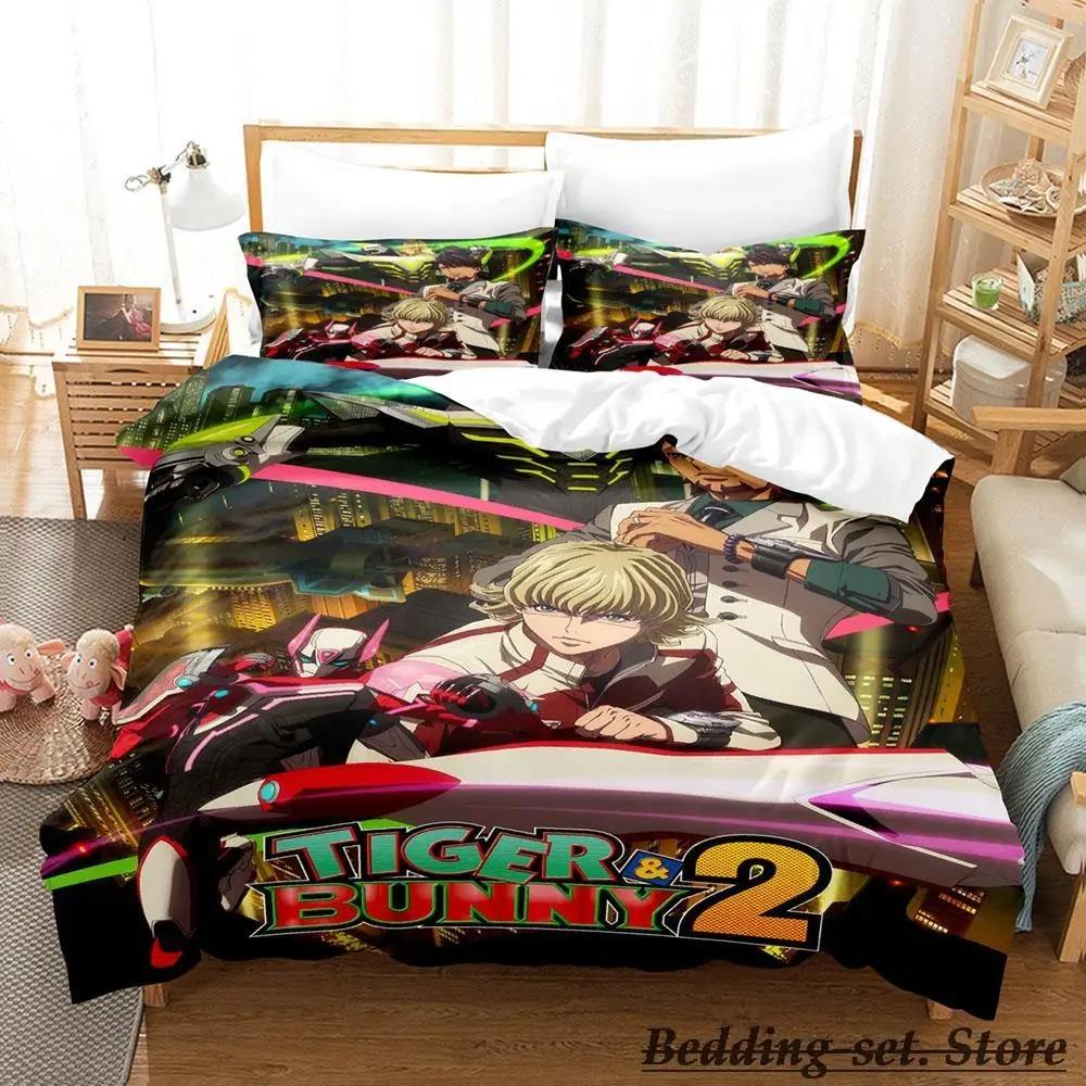 Tiger & Bunny Bedding Set Cartoon Anime three-piece set Adult Kid Bedroom Duvetcover Sets 3D Kawaii cartoon bed sheets 70x133cm 2pcs
Tiger & Bunny Bedding Set Cartoon Anime three-piece set Adult Kid Bedroom Duvetcover Sets 3D Kawaii cartoon bed sheets 70x133cm 2pcs