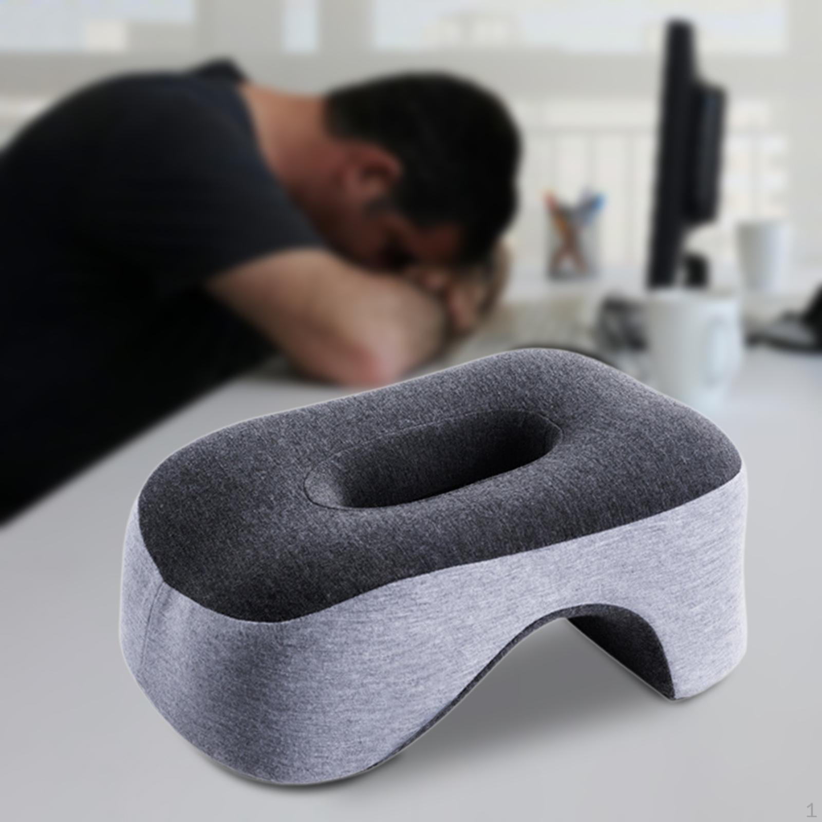 Подушка с эффектом памяти для сна в офисе и поддержки шеи Light and Dark Gray 
Подушка с эффектом памяти для сна в офисе и поддержки шеи Light and Dark Gray