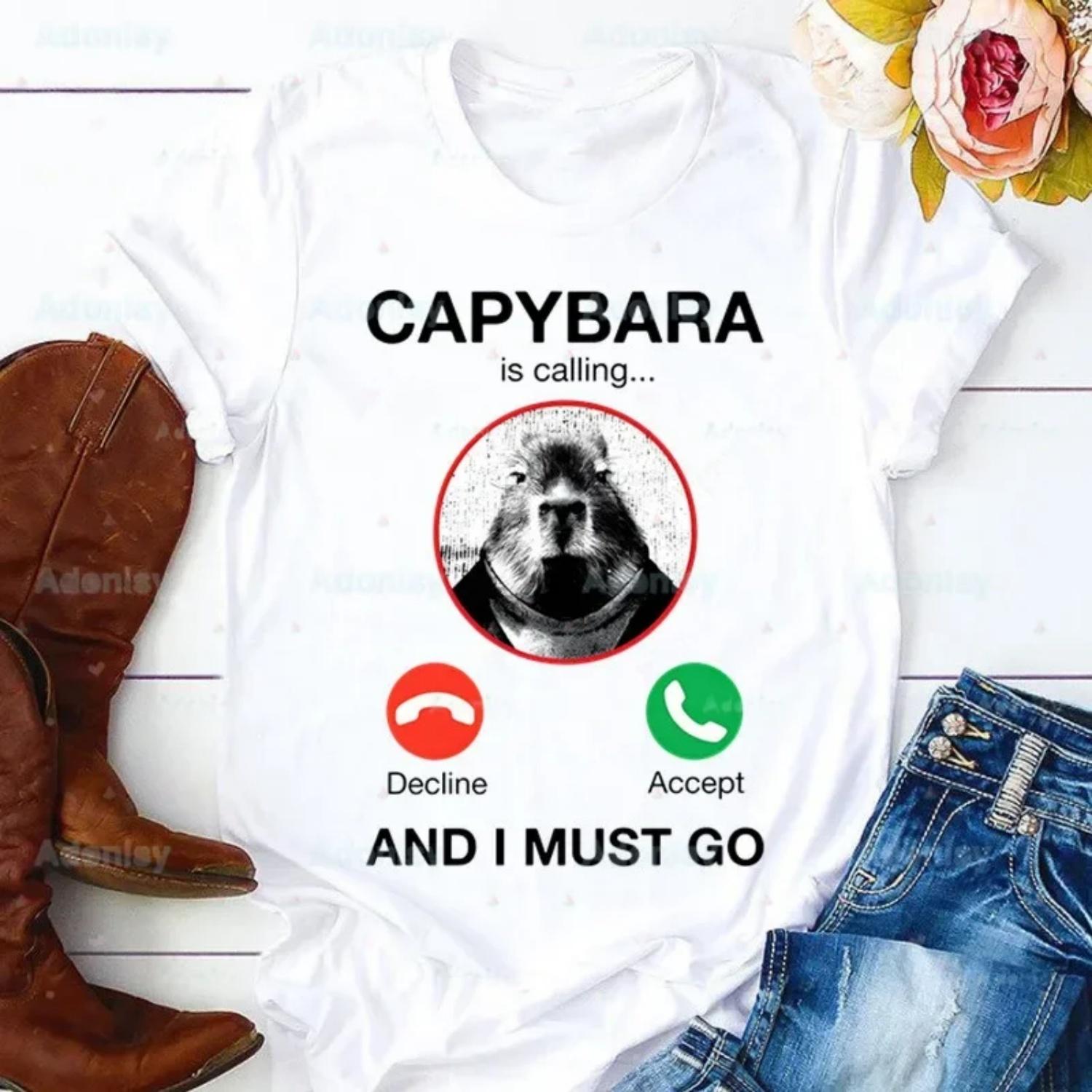Capybara Funny Cartoon Women T Shirt Casual Capybaras Tshirts Kawaii Top Tees Female Harajuku Short Sleeves Capibara T-Shirts XXXXXL
Capybara Funny Cartoon Women T Shirt Casual Capybaras Tshirts Kawaii Top Tees Female Harajuku Short Sleeves Capibara T-Shirts XXXXXL