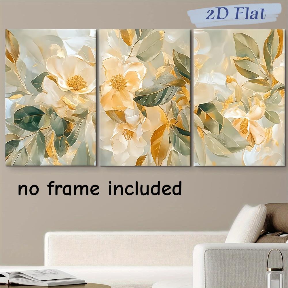 3-piece modern minimalist gold magnolia frameless canvas decoration painting living room foyer bedroom wall painting Nordic styl (as the picture,20x30cm-3pcs)
3-piece modern minimalist gold magnolia frameless canvas decoration painting living room foyer bedroom wall painting Nordic styl (as the picture,20x30cm-3pcs)