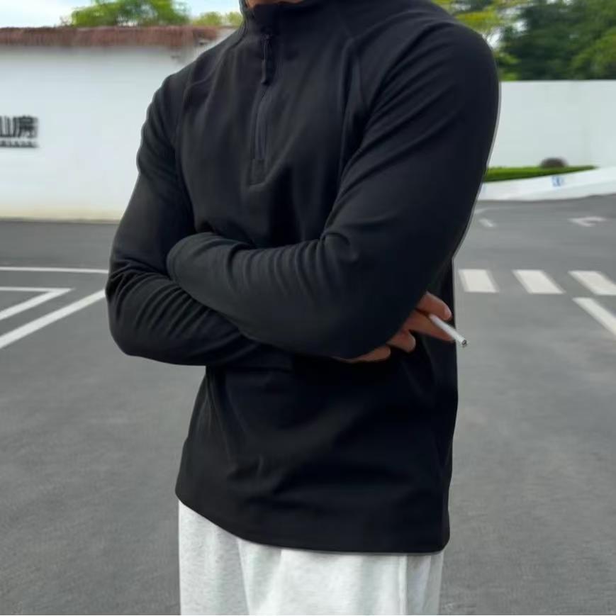 Solid Pullover Bottoming Shirt for Men s Sports Casual Long-sleeved Stand-up Collar Half-zip Sweatshirt Autumn and Winter Top XXXL чорний
Solid Pullover Bottoming Shirt for Men s Sports Casual Long-sleeved Stand-up Collar Half-zip Sweatshirt Autumn and Winter Top XXXL чорний
