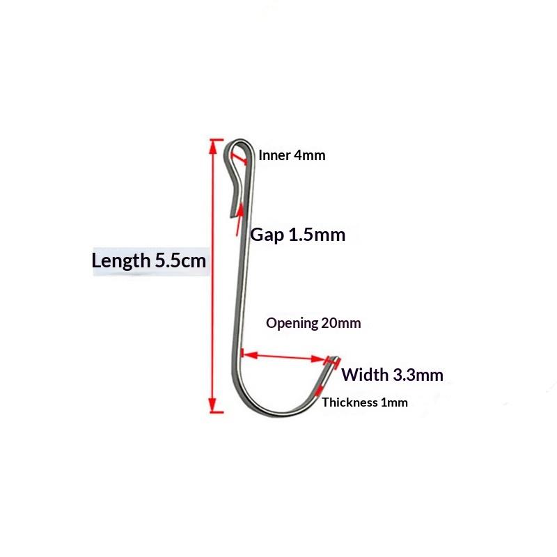 6Pcs - Snap-on Clip Hooks For Wire Shelving, Shelves, And Sink Grates Versatile J-Hook Hangers For Kitchen, And Office Use срібний
6Pcs - Snap-on Clip Hooks For Wire Shelving, Shelves, And Sink Grates Versatile J-Hook Hangers For Kitchen, And Office Use срібний