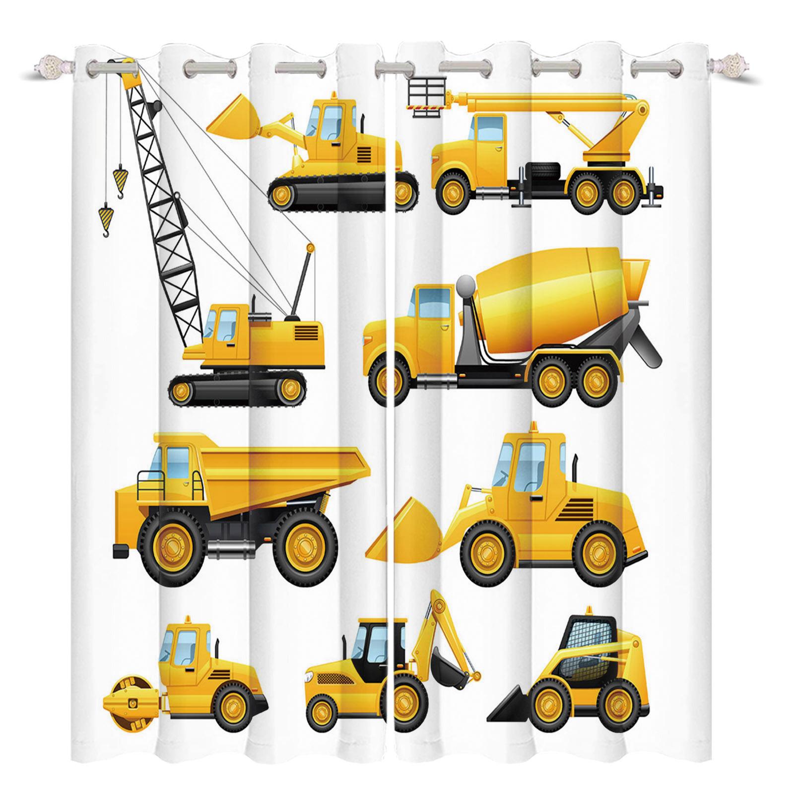 2Pcs/Set Cartoon Car Themed Boy Bedroom Farm Construction Truck Tractor Pattern Drapes Living Room Playroom Room Decor Curtain 53x115cm 2pcs
2Pcs/Set Cartoon Car Themed Boy Bedroom Farm Construction Truck Tractor Pattern Drapes Living Room Playroom Room Decor Curtain 53x115cm 2pcs