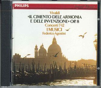 CD FEDERICO AGOSTINI - Vivaldi 6 Concertos Op.8 Nos.7-12 4223862 PHILIPS Germany Classical Used
CD FEDERICO AGOSTINI - Vivaldi 6 Concertos Op.8 Nos.7-12 4223862 PHILIPS Germany Classical Used