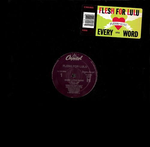 12inch Record FLESH FOR LULU - Every Little Word V15556 Capitol Records 1989 US Rock Used
12inch Record FLESH FOR LULU - Every Little Word V15556 Capitol Records 1989 US Rock Used