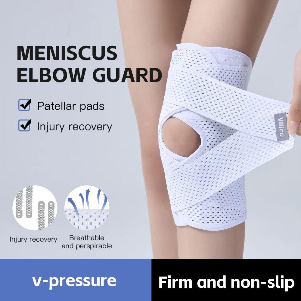 Breathable Knee Pads Patella Strap Adjustable Knee Band Brace Sport Knee Wrap Jumpers Knee L-White Second Generation
Breathable Knee Pads Patella Strap Adjustable Knee Band Brace Sport Knee Wrap Jumpers Knee L-White Second Generation