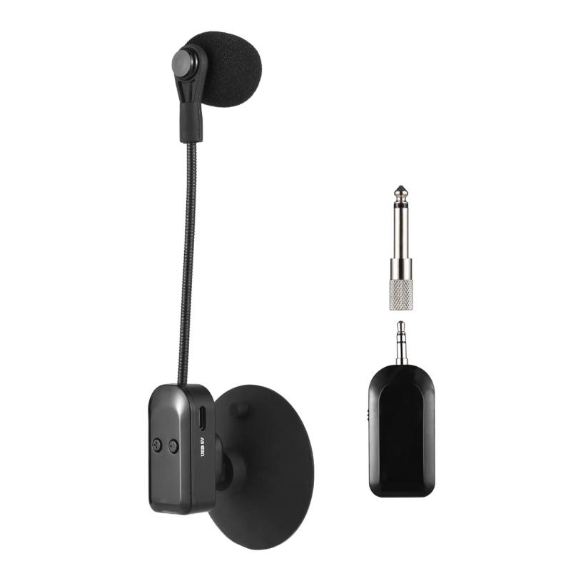 Professional Mic Music Instruments Microphone Receiver and Transmitter Adjustable Mount for String Instruments
Professional Mic Music Instruments Microphone Receiver and Transmitter Adjustable Mount for String Instruments