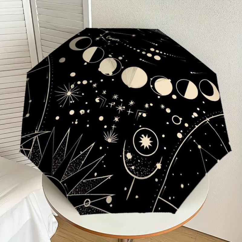 1pc Astrology Constellation Moon Phases Umbrella with Plastic Handle,Suitable for All Seasons Home Travel Outdoor UmbrellaDD121
1pc Astrology Constellation Moon Phases Umbrella with Plastic Handle,Suitable for All Seasons Home Travel Outdoor UmbrellaDD121