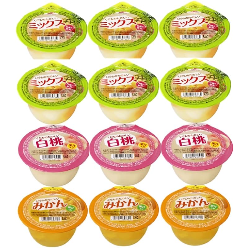 Maruha Nichiro fruit jelly Compare food 3 types set Assortment Fruit is fun mix 180gx6 pieces white peach 180gx3 pieces Mandarin oranges 180gx3 pieces
Maruha Nichiro fruit jelly Compare food 3 types set Assortment Fruit is fun mix 180gx6 pieces white peach 180gx3 pieces Mandarin oranges 180gx3 pieces