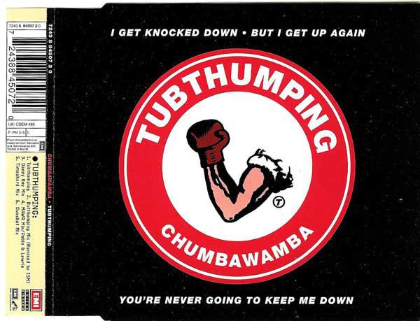 CD CHUMBAWAMBA - Tubthumping 724388450720 EMI United King 1997 Non Japan Dance & Electronica Used
CD CHUMBAWAMBA - Tubthumping 724388450720 EMI United King 1997 Non Japan Dance & Electronica Used