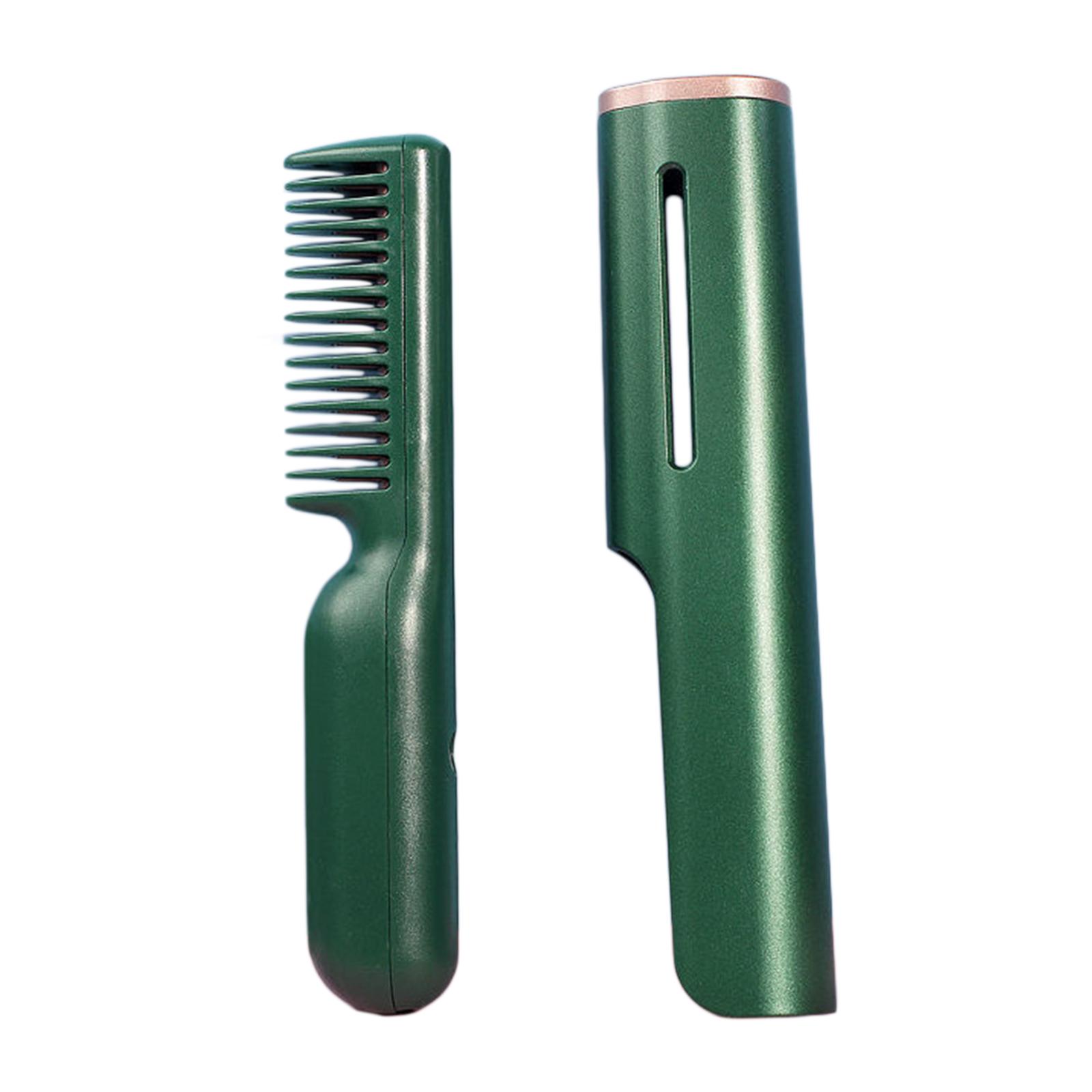 Cordless Hair Straightener Anti Scald Wireless Multifunctional USB Hot Comb Portable Hair Straightening Iron for Home Women Men зелений
Cordless Hair Straightener Anti Scald Wireless Multifunctional USB Hot Comb Portable Hair Straightening Iron for Home Women Men зелений