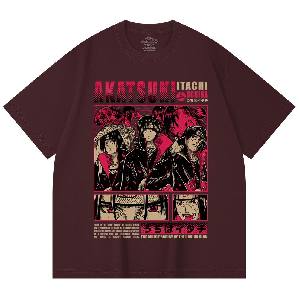 230 Gsm 100% Cotton Naruto V8 Itachi Print Unisex Heavy Cotton T Shirt 2XL вина червоного кольору
230 Gsm 100% Cotton Naruto V8 Itachi Print Unisex Heavy Cotton T Shirt 2XL вина червоного кольору
