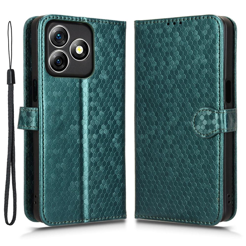 Для Ulefone Note 18 Ultra Чохол-гаманець з візерунком у крапку, покриття зі шкірозамінника Green
Для Ulefone Note 18 Ultra Чохол-гаманець з візерунком у крапку, покриття зі шкірозамінника Green