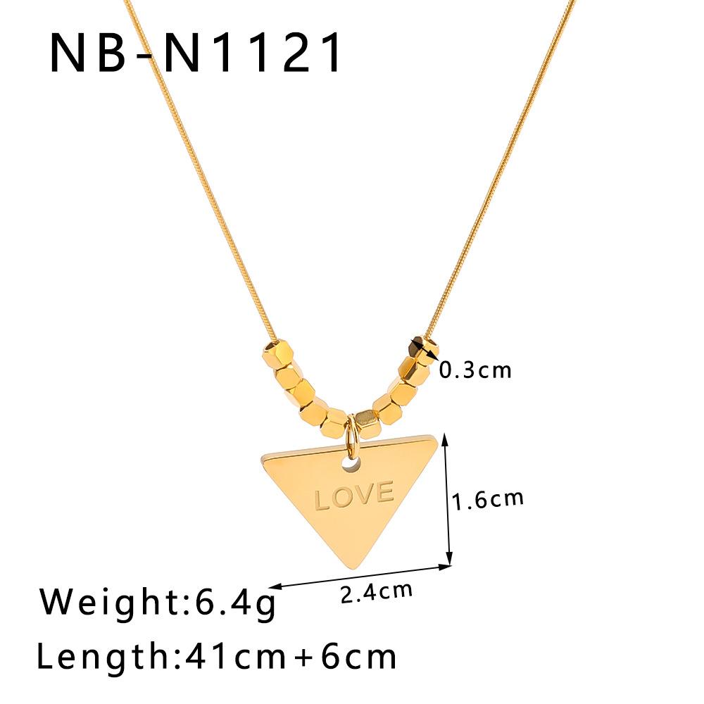 Triangle Shape Love Pendant Necklace For Women Beads Charm Link Chain Choker
Triangle Shape Love Pendant Necklace For Women Beads Charm Link Chain Choker