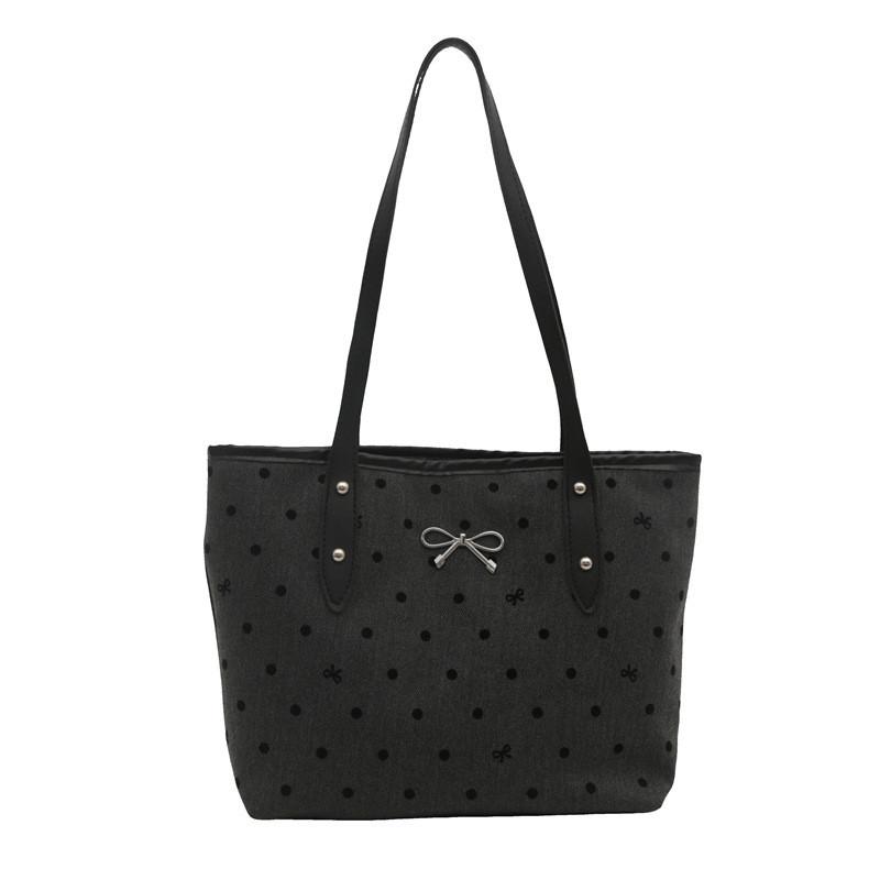 Stylish Black Polka Dot Bow Tote Bag For Women 2024 Large Capacity Casual Shoulder Handbag Bow
Stylish Black Polka Dot Bow Tote Bag For Women 2024 Large Capacity Casual Shoulder Handbag Bow