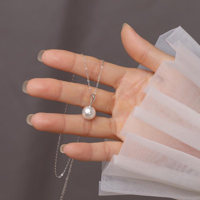 French Minimalist S925 Silver Pearl Necklace for Women – Elegant Clavicle Chain Silver S925
French Minimalist S925 Silver Pearl Necklace for Women – Elegant Clavicle Chain Silver S925