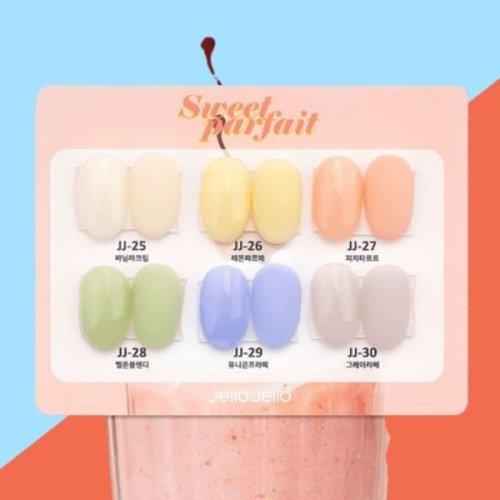 Jello Jello Sweet Parfait Collection Spring Syrup Gel Nail 6-piece Set 
Jello Jello Sweet Parfait Collection Spring Syrup Gel Nail 6-piece Set