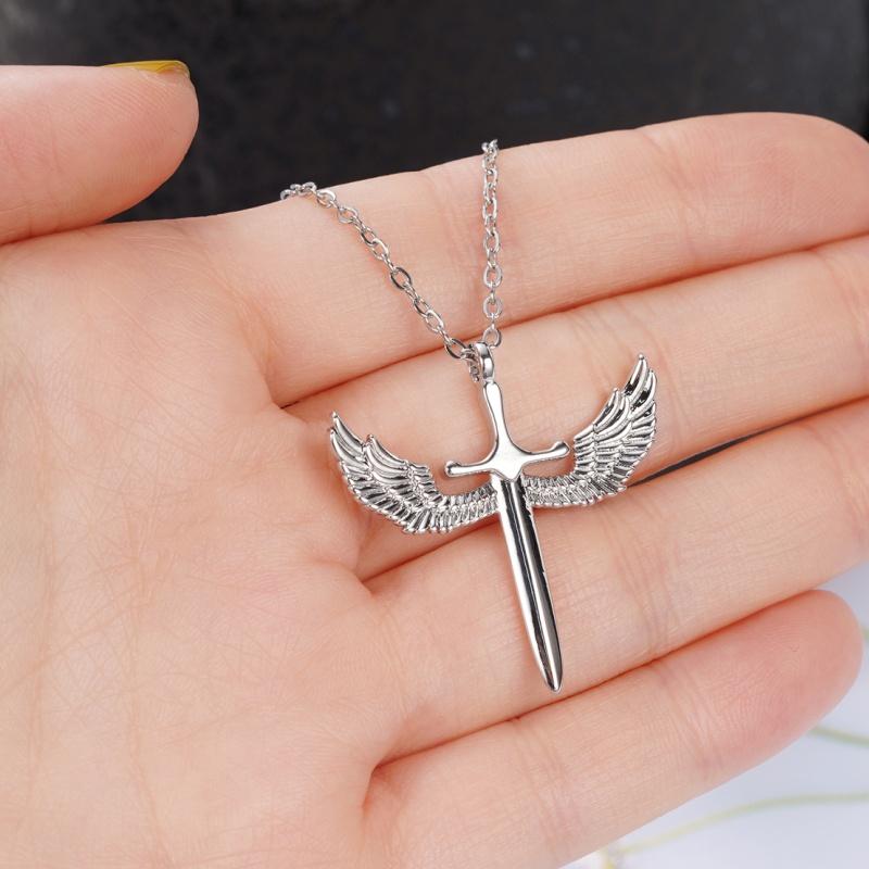 CAOSHI Exquisite Angel Wing Design Pendant Necklace for Women Fashionable Daily Wearable Neck Accessories Statement Jewelry Gift 45cm
CAOSHI Exquisite Angel Wing Design Pendant Necklace for Women Fashionable Daily Wearable Neck Accessories Statement Jewelry Gift 45cm
