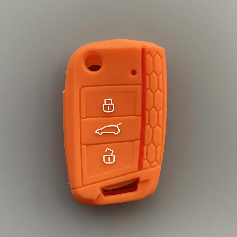silicone rubber key cover case shell protector for VW for Volkswagen Golf 7 mk7 for Skoda Octavia A7 key помаранчевий
silicone rubber key cover case shell protector for VW for Volkswagen Golf 7 mk7 for Skoda Octavia A7 key помаранчевий