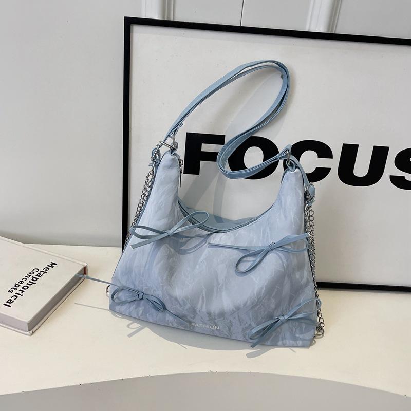 Bowknot Faux Leather Shoulder Bag Women 2026 Trendy Soft Leather Bucket Purse Cute Armpit Handbag синій
Bowknot Faux Leather Shoulder Bag Women 2026 Trendy Soft Leather Bucket Purse Cute Armpit Handbag синій