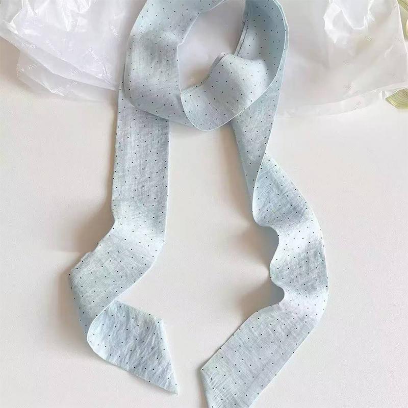 Women Narrow Long Scarf 190X4.5Cm Polka Dot Tie Bag Ribbon Headband Choker Streamer Lady Accessories синій
Women Narrow Long Scarf 190X4.5Cm Polka Dot Tie Bag Ribbon Headband Choker Streamer Lady Accessories синій
