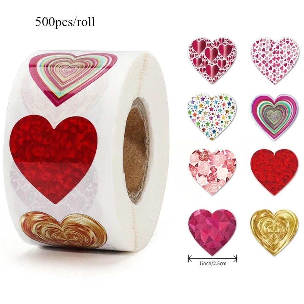 500pcs Heart Circular Stickers, Love Stickers, Valentine s Day, Wedding Anniversary, Envelope Sealing Labels, Birthday Party Dec 500PCS-Roll
500pcs Heart Circular Stickers, Love Stickers, Valentine s Day, Wedding Anniversary, Envelope Sealing Labels, Birthday Party Dec 500PCS-Roll