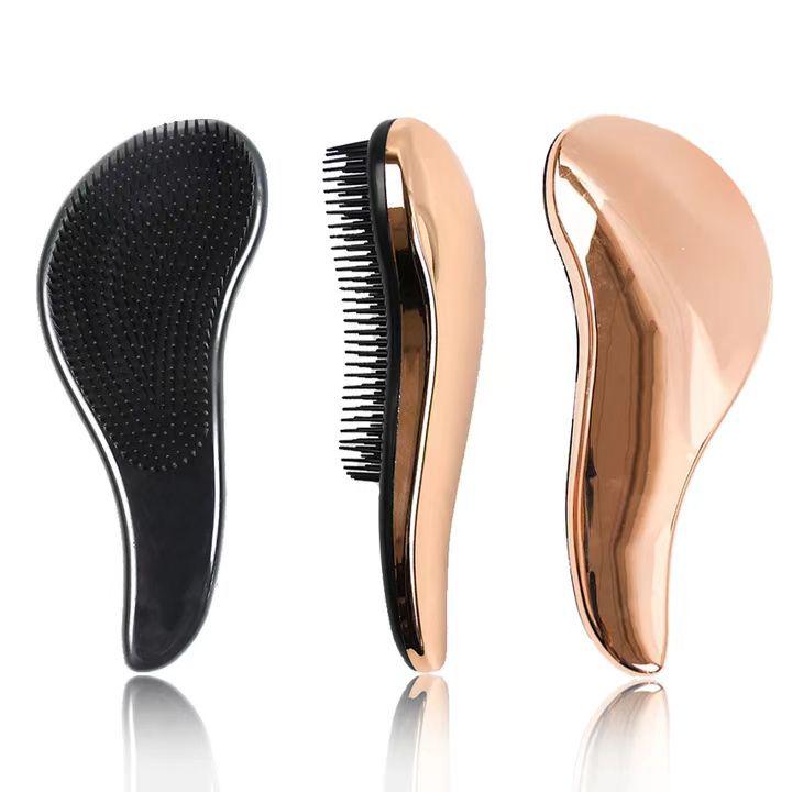Electroplated TPEE Detangling Massage Comb for Dry & Wet Use - Portable Hairdressing Tool
Electroplated TPEE Detangling Massage Comb for Dry & Wet Use - Portable Hairdressing Tool