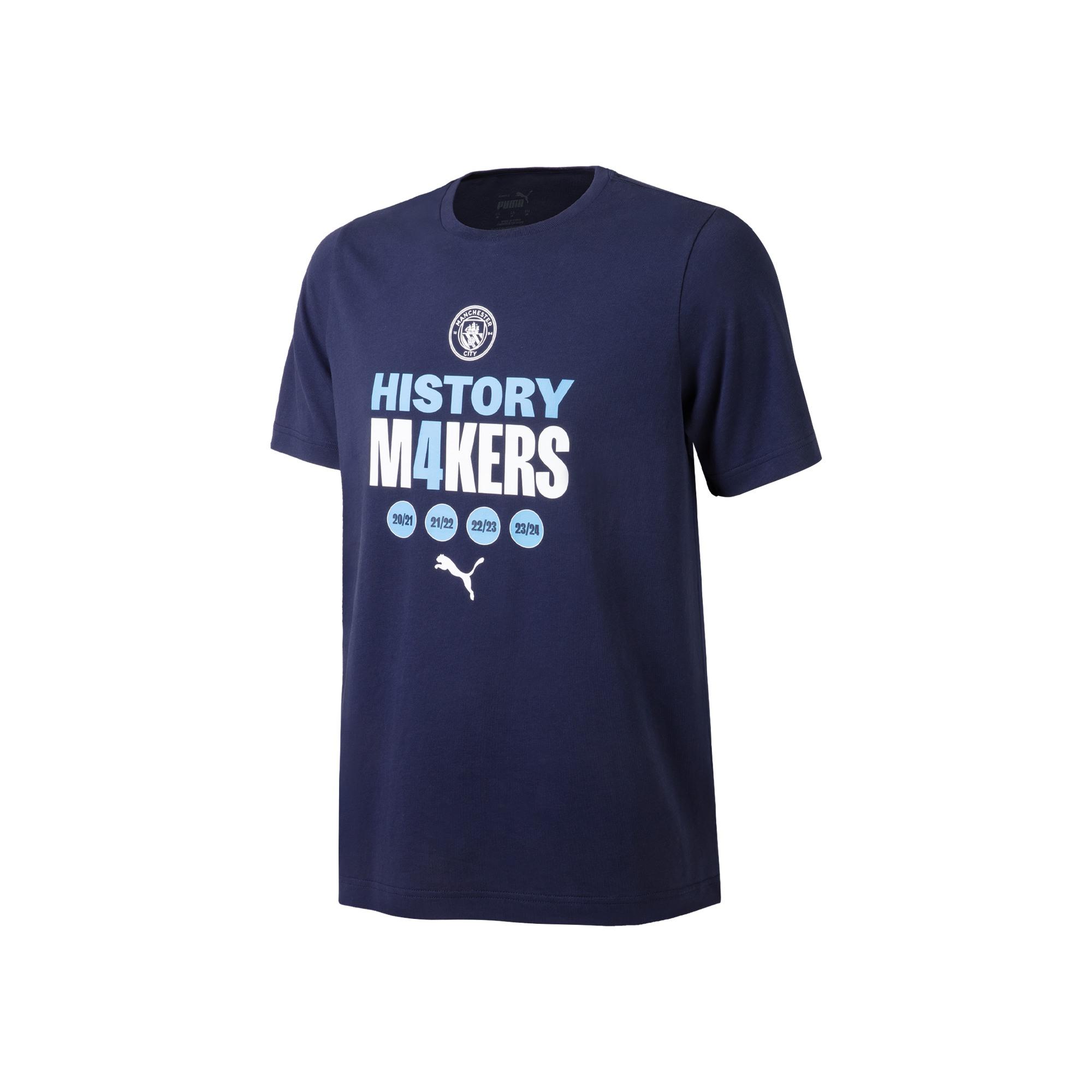 Puma Mcfc Чемпионская футболка темно-синяя с круглым вырезом с принтом букв и цифр пуловер с коротким рукавом мужские топы 78346606 XL
Puma Mcfc Чемпионская футболка темно-синяя с круглым вырезом с принтом букв и цифр пуловер с коротким рукавом мужские топы 78346606 XL