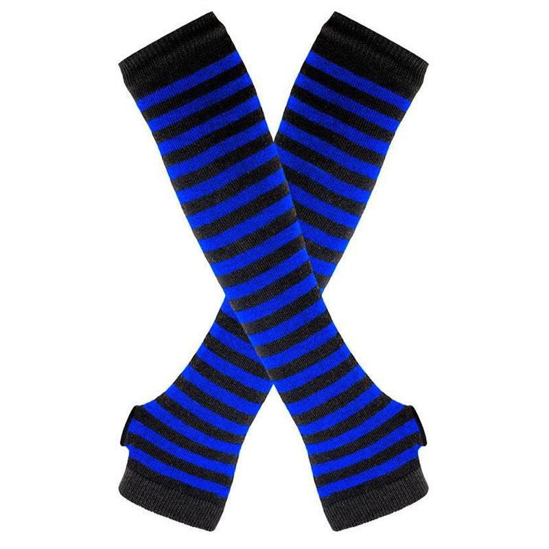 Длинные теплые перчатки без пальцев в стиле панк, готический рок синий/чёрный
Длинные теплые перчатки без пальцев в стиле панк, готический рок синий/чёрный