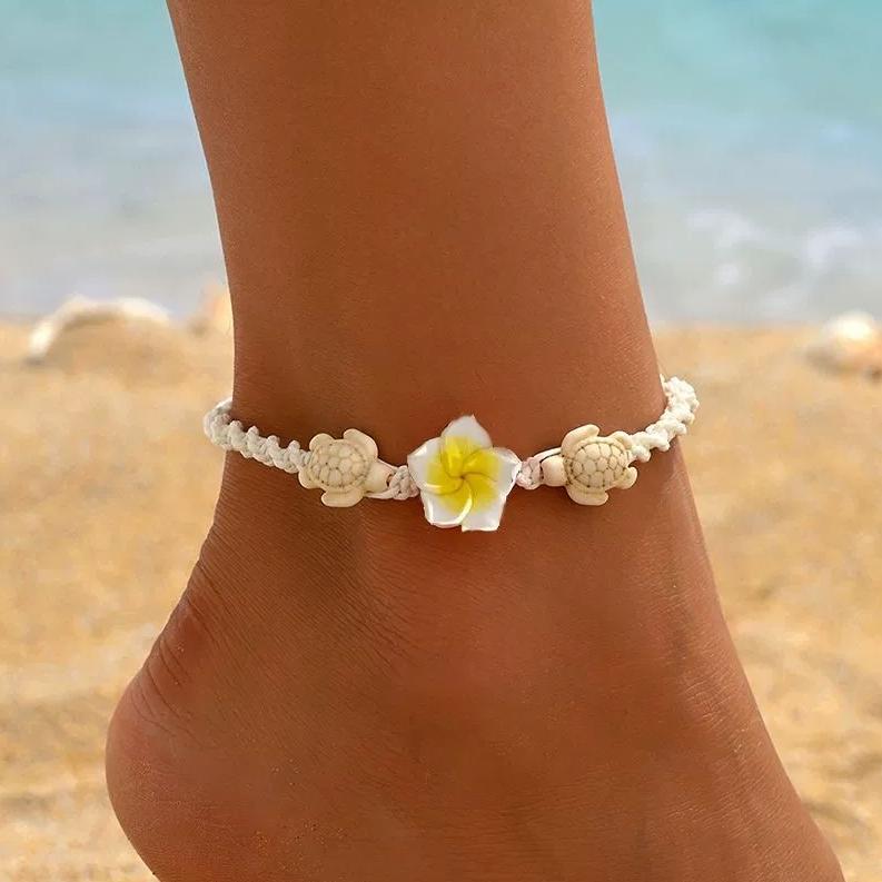 Boho Colorful Flower Soft Ceramic Ankle Chain for Women Handmade Weave Rope Adjustable Ankle Bracelets Zircon Accessories Gifts
Boho Colorful Flower Soft Ceramic Ankle Chain for Women Handmade Weave Rope Adjustable Ankle Bracelets Zircon Accessories Gifts
