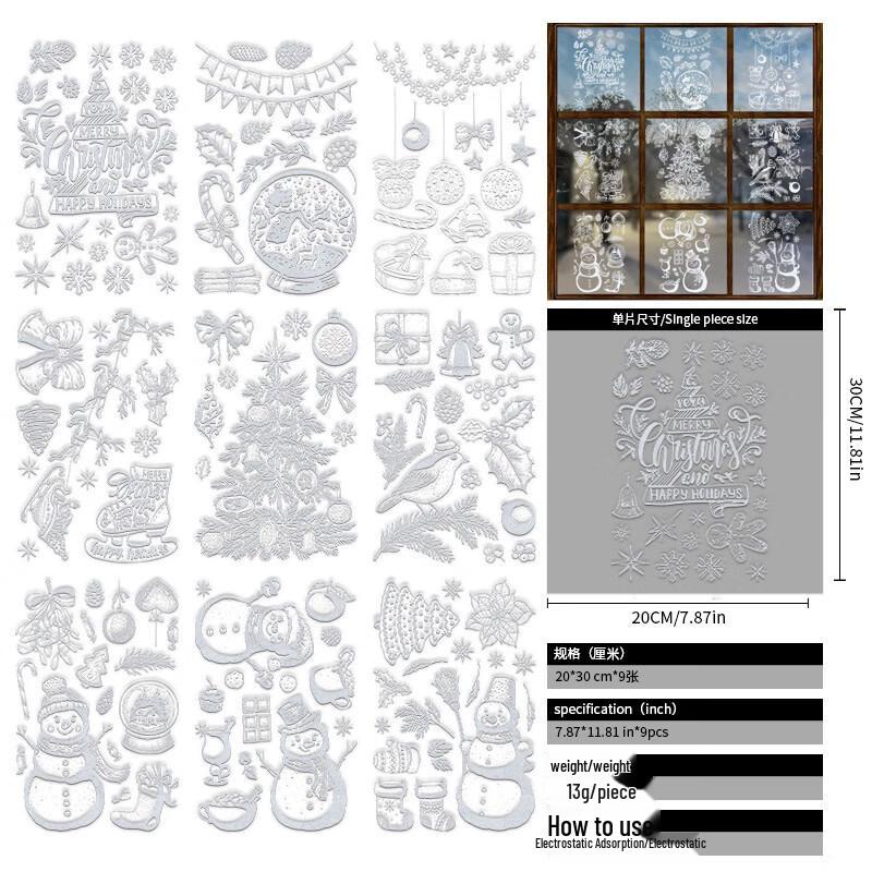 Christmas Window Decal Set
Christmas Window Decal Set