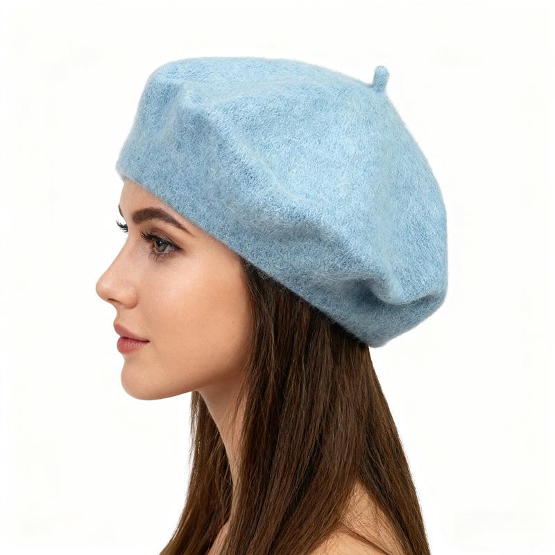 Fashion Versatile Wool Beret Autumn And Winter Retro Painter Hat Unisex Solid Color Woolen Hat One size fits all небесно-голубой
Fashion Versatile Wool Beret Autumn And Winter Retro Painter Hat Unisex Solid Color Woolen Hat One size fits all небесно-голубой