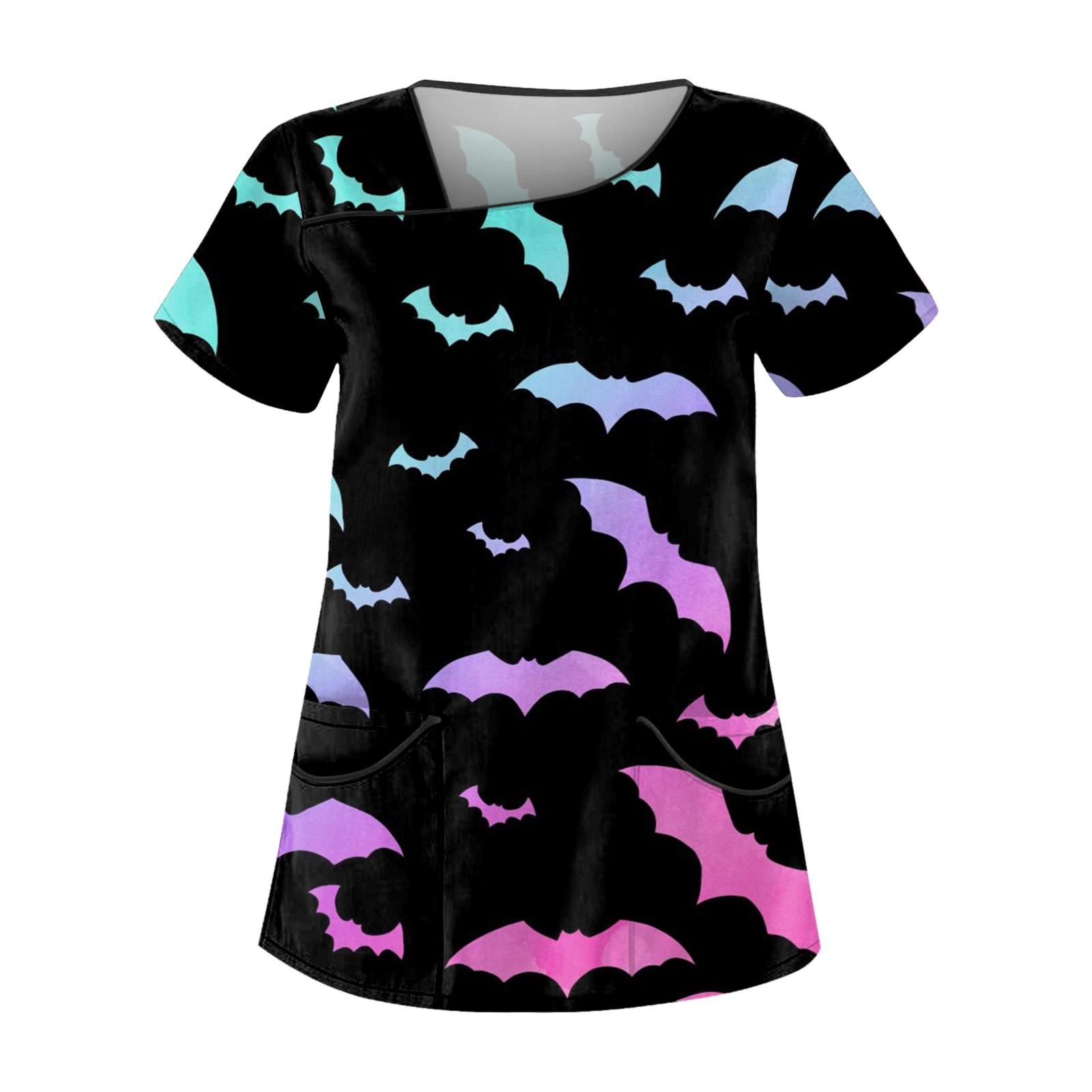 Women s Casual Halloween Printed Short Sleeve Workwear With Double Pocket Top XXXXXL фіолетовий
Women s Casual Halloween Printed Short Sleeve Workwear With Double Pocket Top XXXXXL фіолетовий