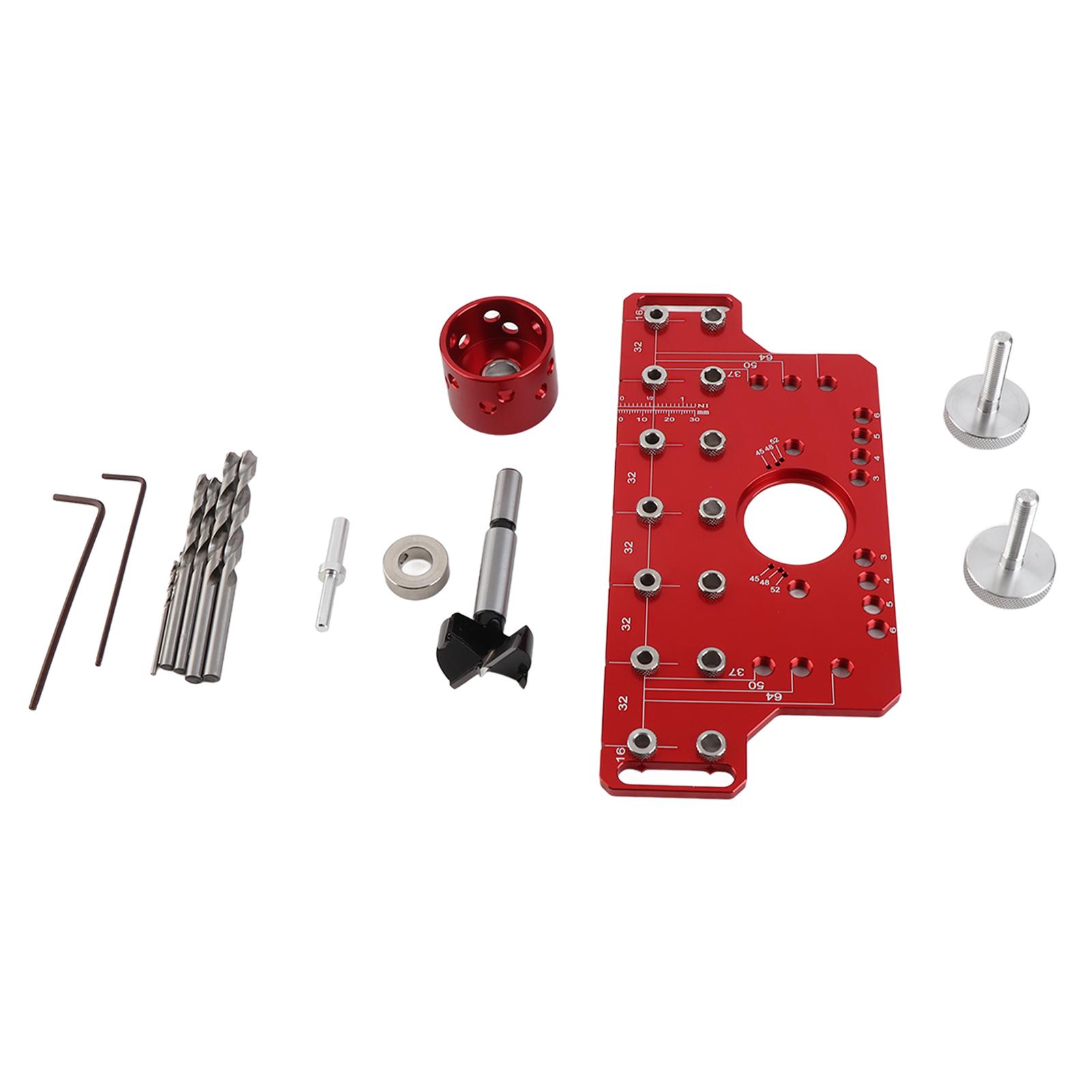 2 in 1 Shelf Pin Hinge Jig All Metal Shelf Pin Drilling Jig Wear Resistant Versatile Accurate with Stop Collar for Woodworking червоний
2 in 1 Shelf Pin Hinge Jig All Metal Shelf Pin Drilling Jig Wear Resistant Versatile Accurate with Stop Collar for Woodworking червоний