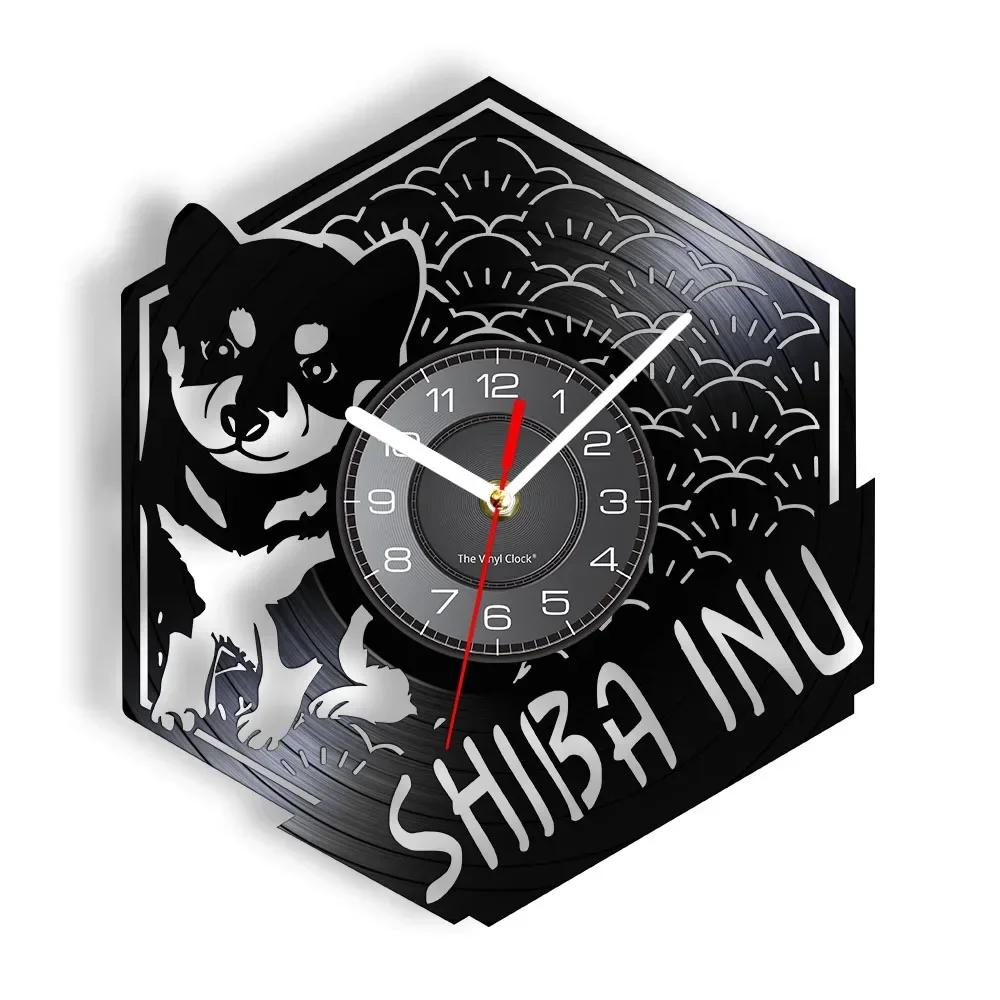 Shiba Inu Portrait Vinyl Record Wall Clock Home Decoration Japanese Pet Dog Breed Design Silent Shiba Inu Art Wall Clock
Shiba Inu Portrait Vinyl Record Wall Clock Home Decoration Japanese Pet Dog Breed Design Silent Shiba Inu Art Wall Clock