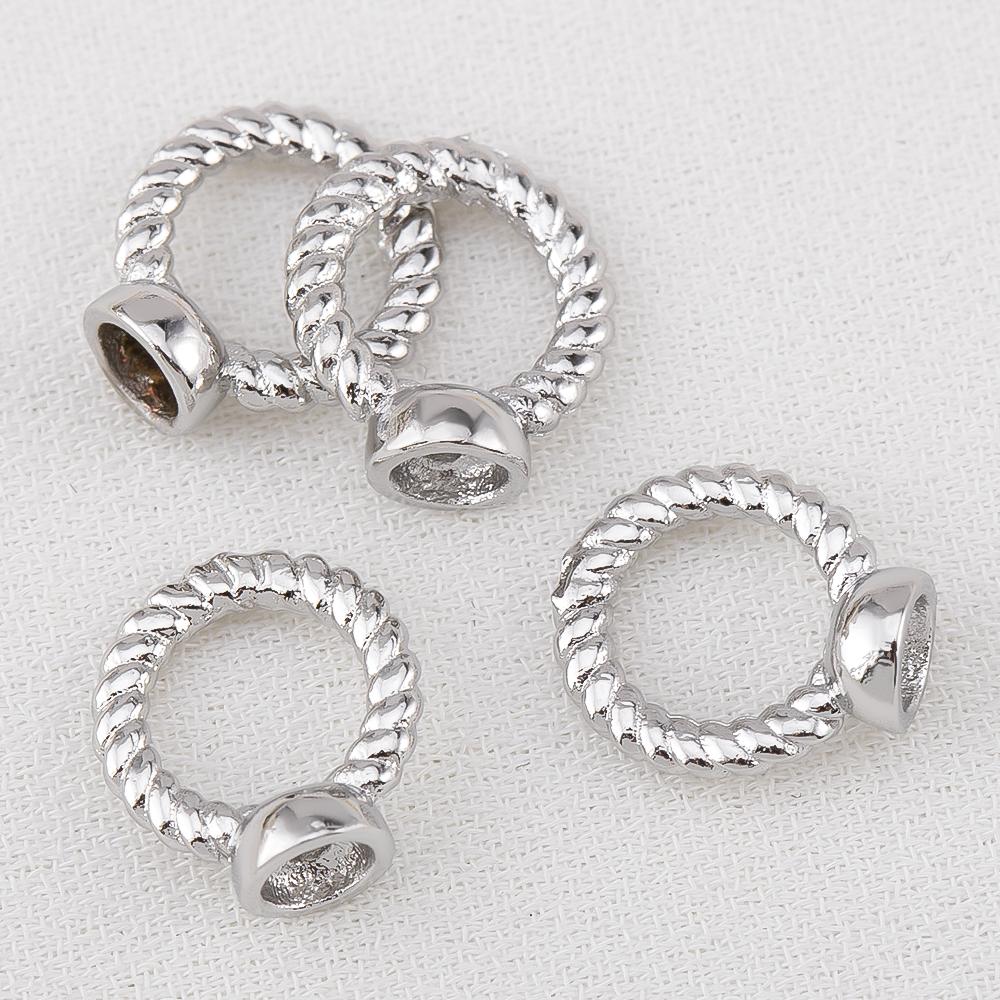 18K Gold Plated Brass Twist Circle Connectors for Jewelry Bracelet End Connector Bead End Cap with Hole Jewelry Finding Supplies 5Pcs 7.5x8.4mm
18K Gold Plated Brass Twist Circle Connectors for Jewelry Bracelet End Connector Bead End Cap with Hole Jewelry Finding Supplies 5Pcs 7.5x8.4mm