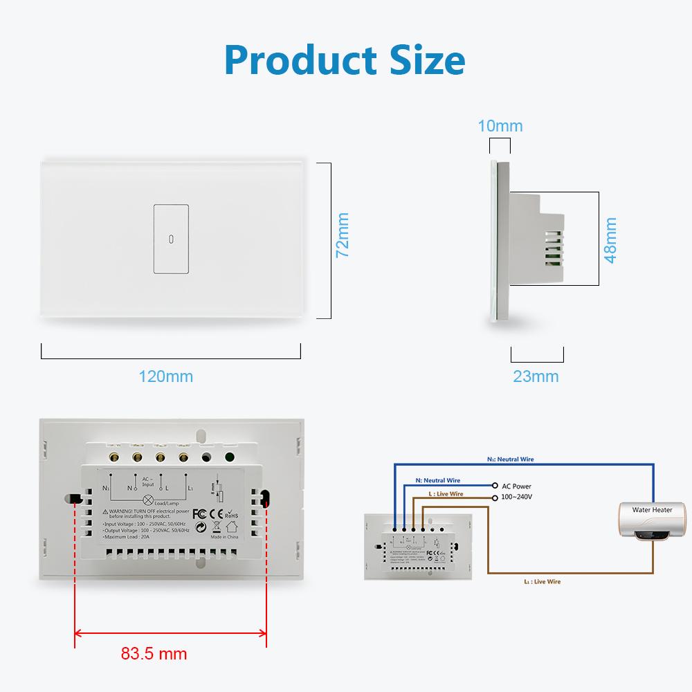 Tuya Smart Life ZigBee 3.0 Переключатель водонагревателя бойлера 4400 Вт Таймер приложения Расписание ВКЛ ВЫКЛ Работает с Google Home Alexa Echo
Tuya Smart Life ZigBee 3.0 Переключатель водонагревателя бойлера 4400 Вт Таймер приложения Расписание ВКЛ ВЫКЛ Работает с Google Home Alexa Echo