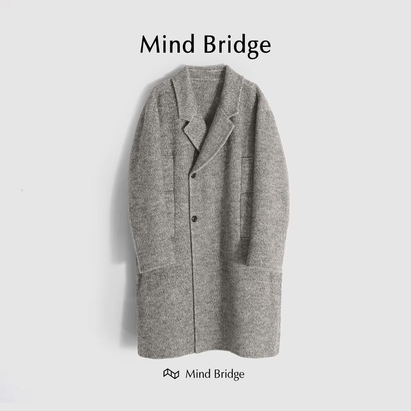 Mind Bridge Men s Double-sided Wool Blend Mid-length Overcoat L
Mind Bridge Men s Double-sided Wool Blend Mid-length Overcoat L