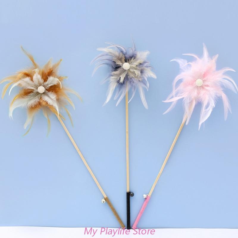 Cute Feather Teaser Wand Toy Kitten Funny Colorful Rod Cats Wand Toy Pet Cats Toy Interactive Pet Cats Chasing Supplies коричневый
Cute Feather Teaser Wand Toy Kitten Funny Colorful Rod Cats Wand Toy Pet Cats Toy Interactive Pet Cats Chasing Supplies коричневый