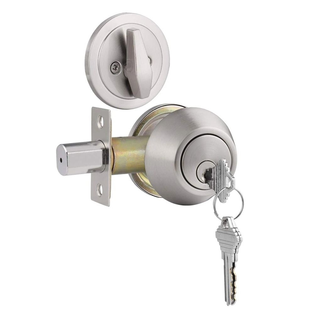 Invisible Entry Door Knobs Single Side Room Door Locks Dead Bolt Door Lock Home Door Gate срібний
Invisible Entry Door Knobs Single Side Room Door Locks Dead Bolt Door Lock Home Door Gate срібний