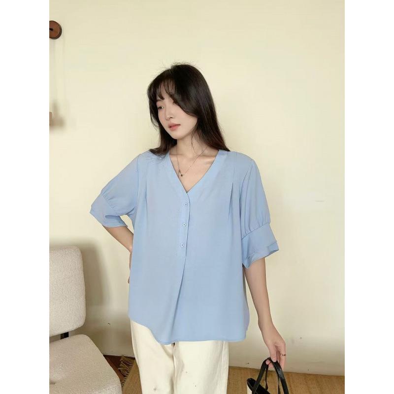 Plus Size Ruffle Neck Short Sleeve Top - Slimming, Age-Reducing Summer Blouse for Belly Concealment One Size хакі
Plus Size Ruffle Neck Short Sleeve Top - Slimming, Age-Reducing Summer Blouse for Belly Concealment One Size хакі