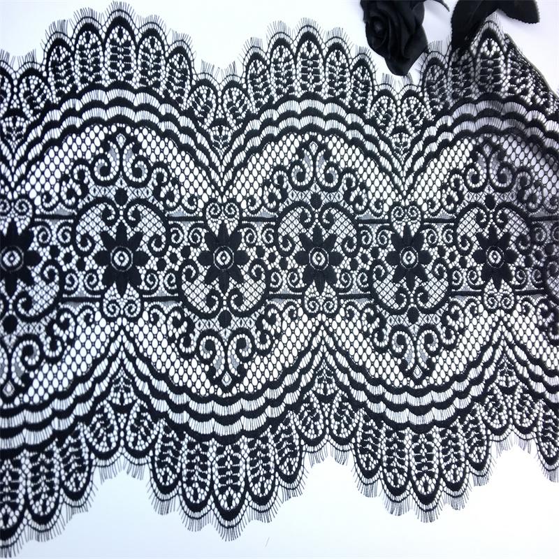 3m x 38cm Black Chantilly Lace, Non-stretch Vintage Eyelash Mesh Lace Fabric for Bra, Underwear, Lingerie, Dress, Garment, Sewing & Crafting 3 meters x 38 cm чорний
3m x 38cm Black Chantilly Lace, Non-stretch Vintage Eyelash Mesh Lace Fabric for Bra, Underwear, Lingerie, Dress, Garment, Sewing & Crafting 3 meters x 38 cm чорний