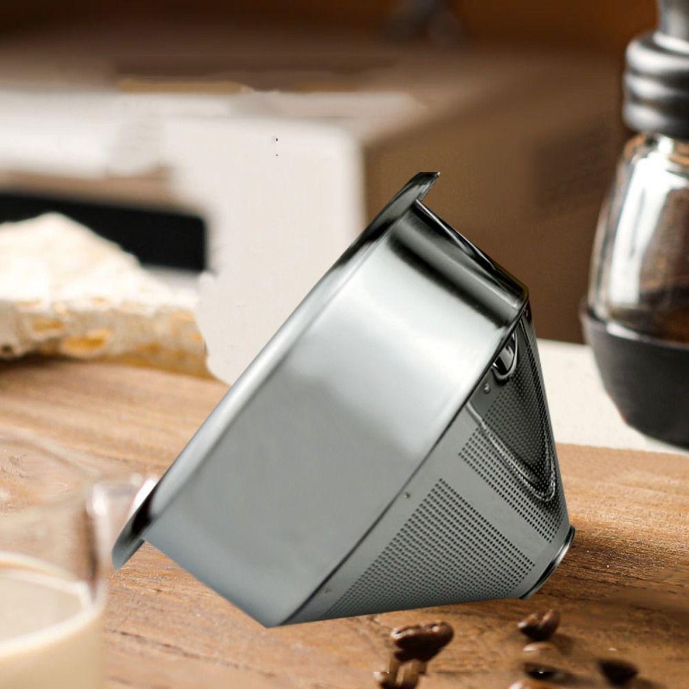Conical Stainless Steel Coffee Filter 58mm Coffee Dripper Coffee Infuser Camping срібний
Conical Stainless Steel Coffee Filter 58mm Coffee Dripper Coffee Infuser Camping срібний