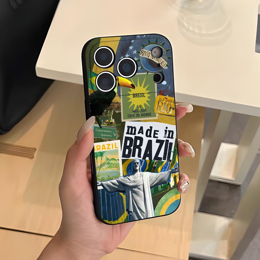 Brazil Brasil Summer Phone Case For IPhone 17 Air 16 E Pro Max 15 14 13 Mini 12 Pro 11 Max Plus Black Soft Shell iPhone 12 Mini
Brazil Brasil Summer Phone Case For IPhone 17 Air 16 E Pro Max 15 14 13 Mini 12 Pro 11 Max Plus Black Soft Shell iPhone 12 Mini