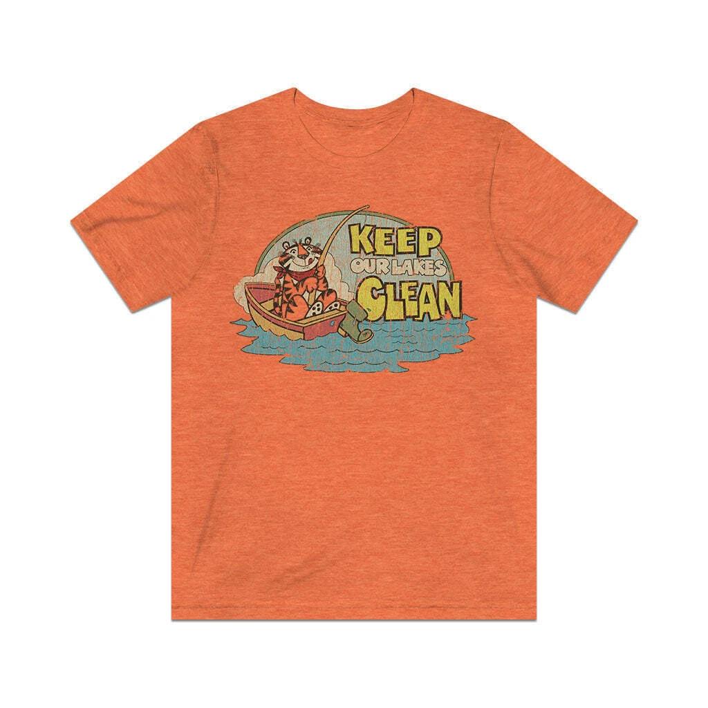 Keep Our Lakes Clean 1973 Vintage Men s T shirt 4XL
Keep Our Lakes Clean 1973 Vintage Men s T shirt 4XL