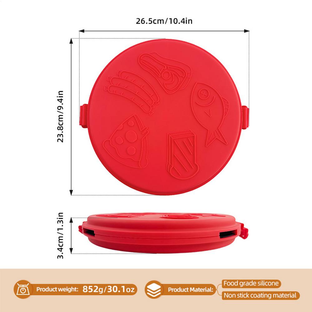 Baking Tray round Microwave Grill Pan Grilled Cheese Pizza Crisper Crispy Bacon Toaster Sandwich Maker Griddle for home school красный
Baking Tray round Microwave Grill Pan Grilled Cheese Pizza Crisper Crispy Bacon Toaster Sandwich Maker Griddle for home school красный