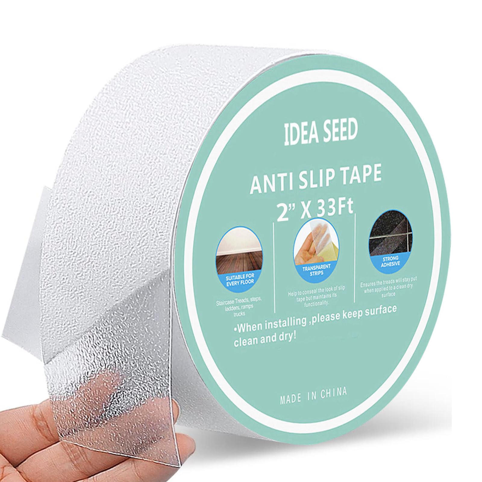 Pokmil 2 дюйма x 33 фута x Сделано из прозрачного, легко клеится для лестниц и уменьшает скольжение. Подходит для внутреннего и наружного использования. Противоскользящая лента, (5см 10м), ПВХ, Нанести,
Pokmil 2 дюйма x 33 фута x Сделано из прозрачного, легко клеится для лестниц и уменьшает скольжение. Подходит для внутреннего и наружного использования. Противоскользящая лента, (5см 10м), ПВХ, Нанести,